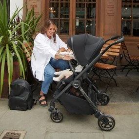 Τσάντα αλλαξιέρα vegan δέρμα Silver Cross Black