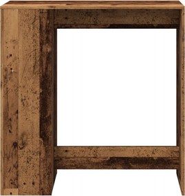 vidaXL Τραπέζι Μπαρ με Ράγες 101x40x103,5 εκ. Επεξεργ. Ξύλο