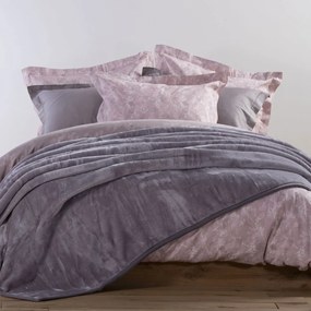Κουβέρτα Βελουτέ Υπέρδιπλη (220x240) Nef-Nef Homeware Loft 22 L.Grey-769