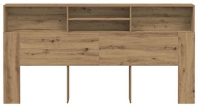 vidaXL Κεφαλάρι Με Αποθηκευτικό Χώρο 200x19x103,5 εκ. Επεξ. Ξύλο