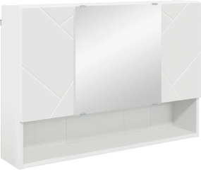 vidaXL Σετ Επίπλων Μπάνιου 2 τμχ. Λευκό 76,5 x 35 x 64 εκ