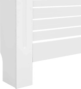 vidaXL Κάλυμμα Καλοριφέρ Λευκό 152 x 19 x 81,5 εκ. από MDF