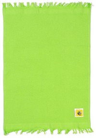 Ποτηρόπανο Πικέ Olive Με Κρόσσι Green DimCol 45x65cm 100% Βαμβάκι