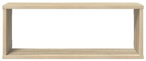 vidaXL Ράφια Κύβοι Τοίχου 4 τεμ. Sonoma Δρυς 60x15x23 εκ. Επεξ. Ξύλο