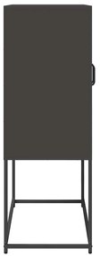 HIGHBOARD ΜΑΥΡΟ 68X39X107 CM ΑΤΣΑΛΙ 853374