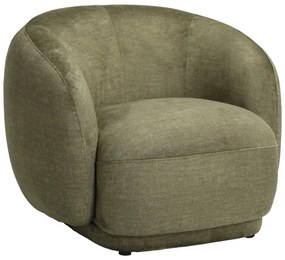 Πολυθρόνα Freya pakoworld ύφασμα σε λαδί απόχρωση 93x87x76εκ