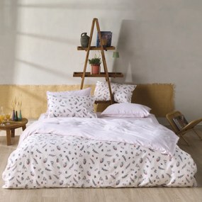Παπλωματοθήκη Υπέρδιπλη (Σετ 220x240) 2 Όψεων Kentia Stylish Frutilla 14 Pink