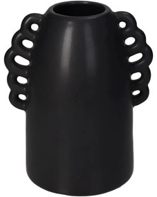Βάζο Μαύρο Κεραμικό 14.3x11x17cm