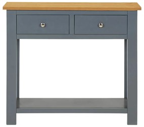vidaXL Τραπέζι Κονσόλα 83 x 30 x 73 εκ. από Μασίφ Ξύλο Δρυός