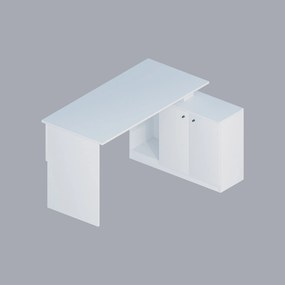 Γραφείο Λευκό BASAK 130x60x74
