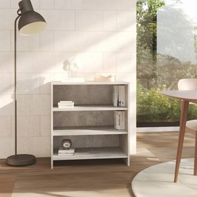vidaXL Ντουλάπι Γκρι Σκυροδέματος 70x40,5x75 εκ. Επεξεργασμένο Ξύλο