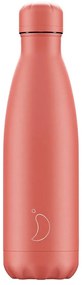 Μπουκάλι Θερμός 500ml Chilly's Bottle All Pastel Coral