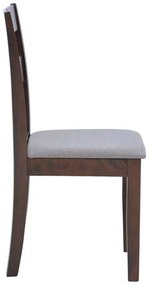 Καρέκλα Dallan  pakoworld σε καρυδί απόχρωση 40x47.5x89εκ