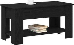 vidaXL Τραπεζάκι σαλονιού Μαύρη Οξυά 101 x 49 x 52 cm
