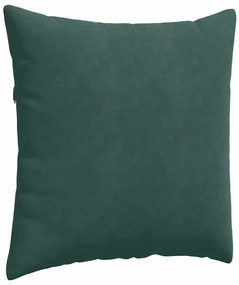 vidaXL Μαξιλάρι Καναπέ 2 pcs Σκούρο Πράσινο 60 x 60 cm