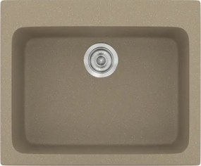 Sanitec Classic 331 (60×50) - Γρανιτένιος νεροχύτης - Granite Taupe