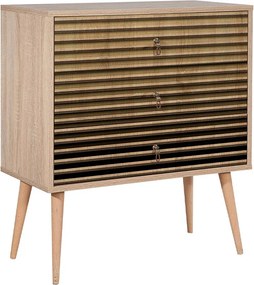 Συρταρτιέρα Soho Megapap χρώμα sonoma 80x40x90εκ.