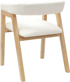 vidaXL Καρέκλες φαγητού 2 pcs Φυσικό 54 x 57 x 73 εκ