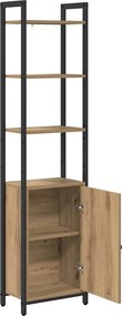 vidaXL Βιβλιοθήκη 6 επιπέδων 40 x 24 x 161 εκ Επεξεργασμένο ξύλο