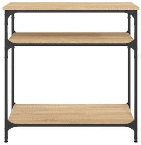 vidaXL Τραπέζι Κονσόλα Sonoma Δρυς 75x29x75 εκ. Επεξεργασμένο Ξύλο