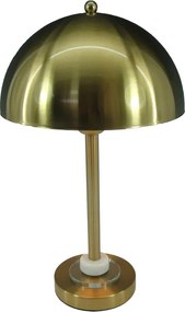 Επιτραπέζιο φωτιστικό Lustrous Inart Ε27 χρυσό μέταλλο Φ25x42εκ