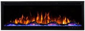 Ηλεκτρικό Τζάκι Επιτοίχιο και Ένθετο LUXURIUS-S600 L.E.D 1600W Hitense-LUXURIUS-S600-Μαύρο LUXURIUS-S600