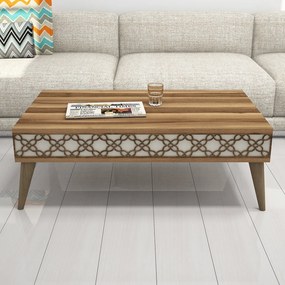 Coffee Table City - Walnut, Cream Walnut
Cream