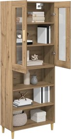 vidaXL Highboard Artisan Oak 69,5 x 34 x 180 εκ.