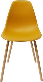 ΚΑΡΈΚΛΕΣ &amp; ΠΟΛΥΘΡΌΝΕΣ SCANDINAVIAN CHAIR PP PHENIX MUSTARD HD7612
