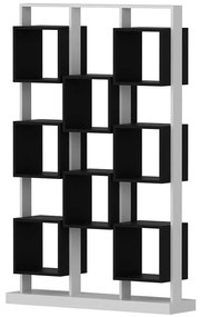 Βιβλιοθήκη Edge 788DEC3604 120x29,5x188cm White-Black