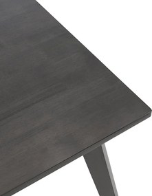 Τραπέζι Benson pakoworld MDF με καπλαμά χρώμα rustic grey 150x90x75εκ