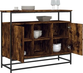 vidaXL Ντουλάπι Καπνιστή Δρυς 100x35x80 εκ. από Επεξεργασμένο Ξύλο