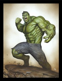 Κορνιζαρισμένη αφίσα Marvel Classic - Immortal Hulk - The Best Defence