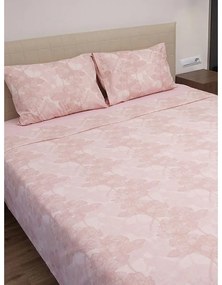 Σετ Σεντόνια Cotton Feelings 2032 Pink Μονό (165x270)