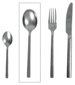 Κουτάλι Φαγητού Divine Stone CUV203K12 20,7cm Silver Espiel Stainless Steel