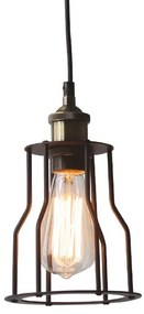 ΚΡΕΜΑΣΤΟ ΜΕΤΑΛΛΙΚΟ ΜΑΥΡΟ Φ15CM 1ΧE27 SOTIS ACA KS1342P151BK