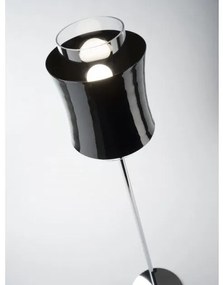 Επιδαπέδιο Φωτιστικό 1xE27 Κρύσταλλο Dimmer 140cm Fez F1 Prandina 1D04300110105 Μαύρο