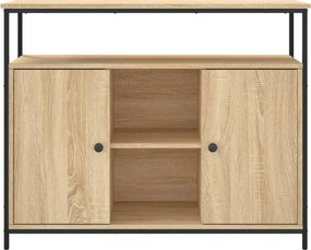 vidaXL Μπουφές Sonoma Δρυς 100x35x80 εκ. από Τεχνητό Ξύλο