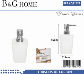 Θήκες κρεμοσάπουνου Dispenser πλαστικές - Σετ 5pcs - White - 21529