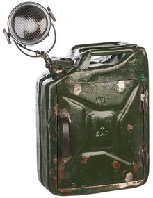 Επιτραπέζιο μεταλλικό φωτιστικό "Petrol Can" (84053) με λαμπτήρα Ε27 και διαστάσεις 45x18x46cm