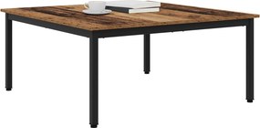vidaXL Τραπεζάκι σαλονιού Παλιό ξύλο 100 x 100 x 45 cm