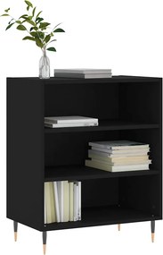 vidaXL Ραφιέρα Μαύρη 57 x 35 x 70 εκ. από Επεξεργασμένο Ξύλο