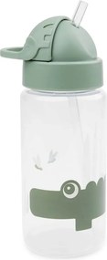 Παγούρι 350ml Με Καλαμάκι Done By Deer Croco Green BR76439