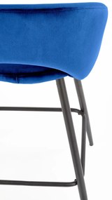 H96 bar stool, color: dark blue DIOMMI V-CH-H/96-GRANATOWY