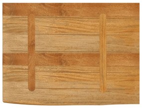 vidaXL Επιφάνεια Τραπεζιού 80x60x3,8 εκ. Live Edge Μασίφ Ξύλο Μάνγκο