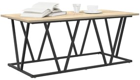 vidaXL Τραπεζάκι σαλονιού Sonoma Δρυς 100 x 50 x 40 cm