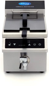 Deep Fryer - 8L - 1 Basket - Induction - with Drain Tap