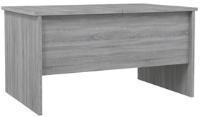 vidaXL Τραπεζάκι Σαλονιού Γκρι Sonoma80x50x42,5 εκ.Επεξεργασμένο Ξύλο