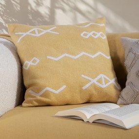 Διακοσμητικό Μαξιλάρι (45x45) Nef-Nef Homeware Create Yellow