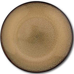 Πιάτο Γλυκού Skylar 10-017-032 Φ20x2,7cm Brown Nava Πηλός